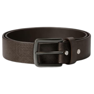 Men’s Premium Leather Belt – Dark Brown | ARVELO